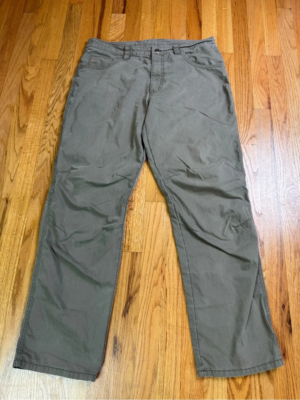 Patagonia Tenpenny Pants Tan Khaki Men’s Size 36x 31 Organic Cotton 56840 READ